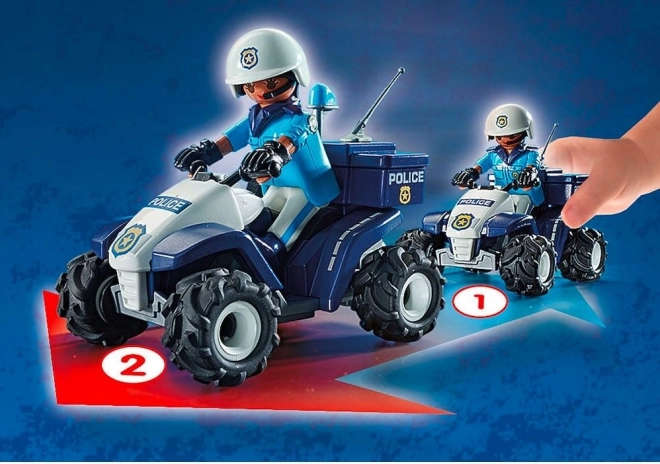 Action City Quad rapide de police