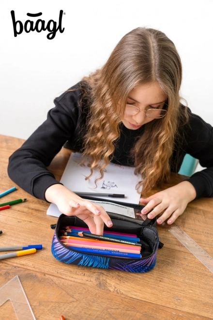 BAAGL Trousse scolaire étui Palm