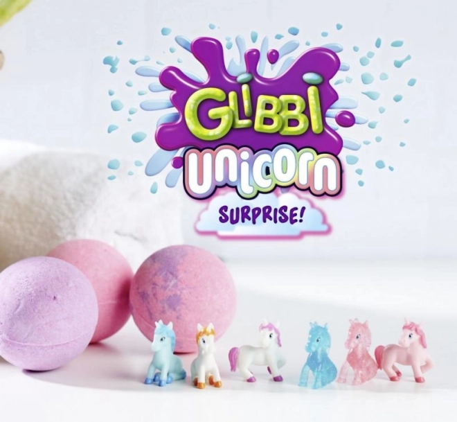 Glibbi Bombe de bain licorne avec surprise