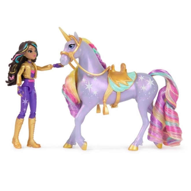 Figurines de l'académie des licornes 11 cm sophia et wildstar