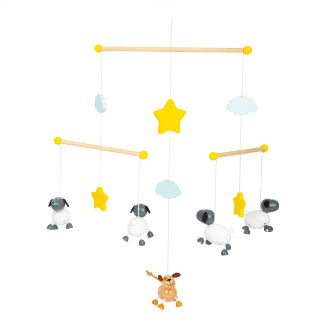 Petit Mobile de Berceau Moutons