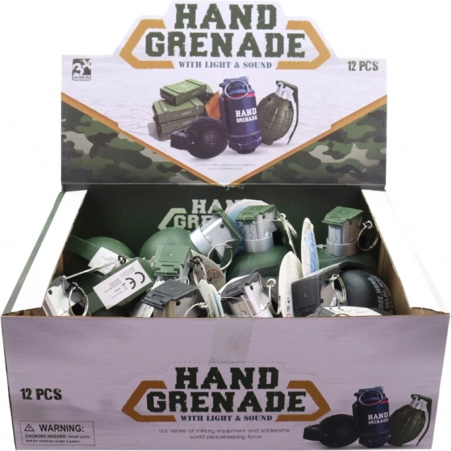 Grenade à main avec effets et lumière pour enfants