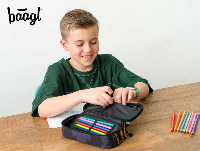 BAAGL Trousse d'école étui Dune