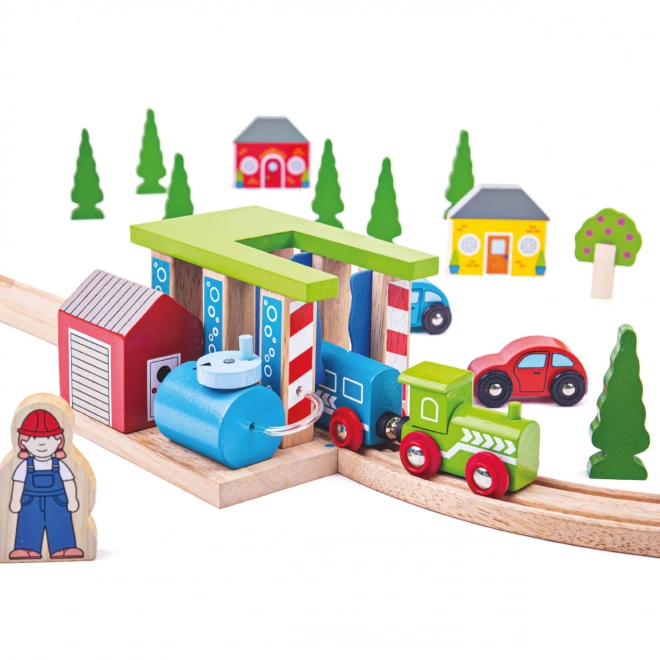 Station de lavage pour trains
