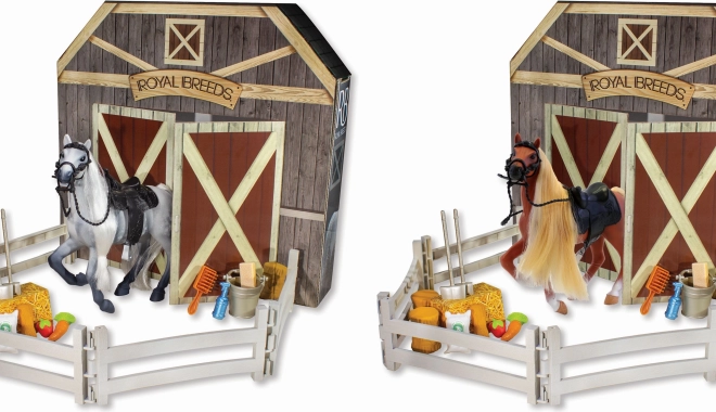 Cheval avec accessoires Royal Breeds 17 cm