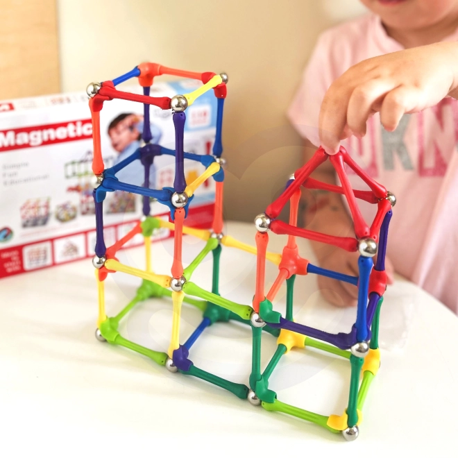 Jeu de construction magnétique Woopie 110 pièces