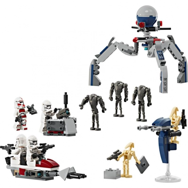LEGO4 Star Wars2 75372 Pack de bataille du soldat clone et droïde de combat