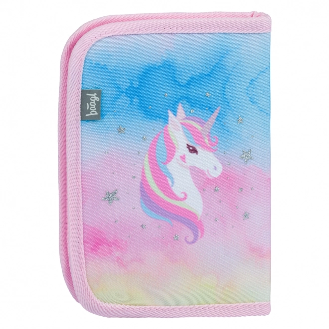 BAAGL Trousse classique à deux rabats Rainbow Unicorn