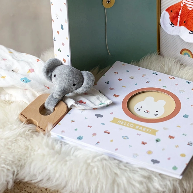 Jouet de dentition pour bébés en forme d'éléphant