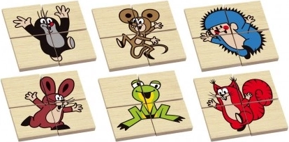 Puzzle en bois TAUPE 6 motifs par DETOA