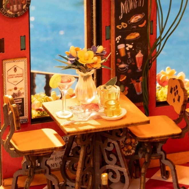 Maquette de bar et bistro Cheers