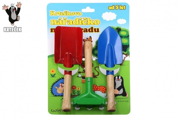 Outils de jardinage pour enfants Krteček 3 pièces