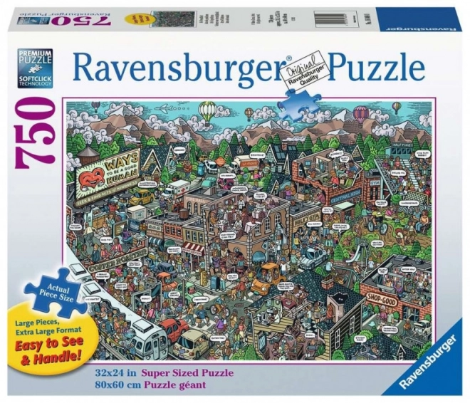 Puzzle Ravensburger Actes de gentillesse 750 pièces