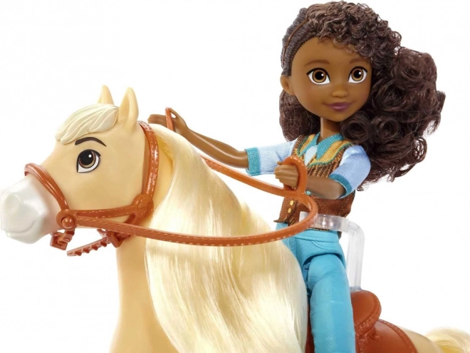 Marionnette Spirit Pru et cheval Slisznotka de DreamWorks