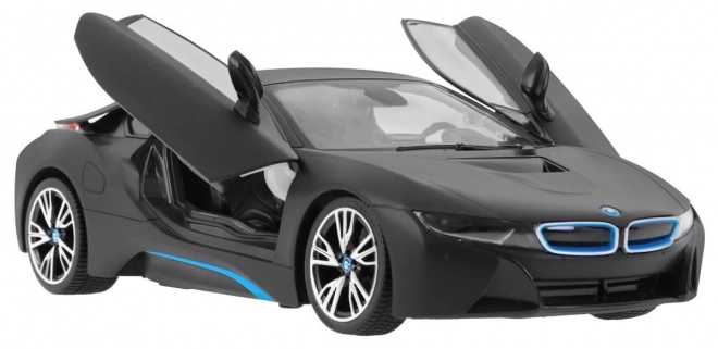 BMW i8 noir RASTAR 1:14 voiture télécommandée + télécommande 2,4 GHz