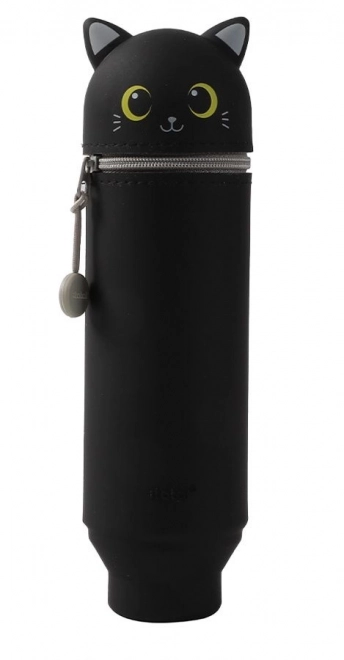 Trousse en silicone tube Cat Lovers chat noir
