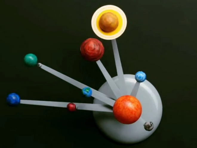 Kit éducatif de peinture du système solaire 3D