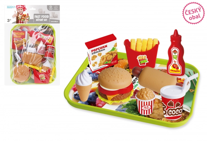 Restauration rapide avec plateau - emballage tchèque