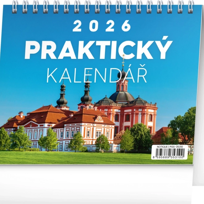 Calendrier de bureau 2026 avec citations
