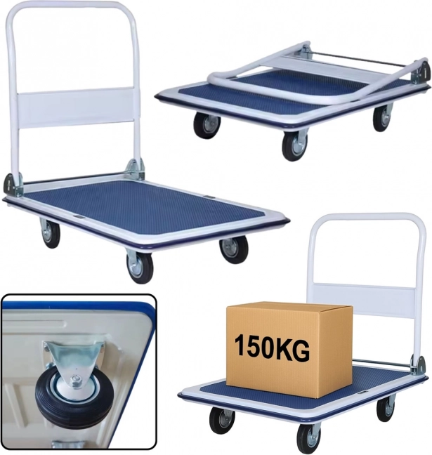 Chariot plateforme de transport jusqu'à 150 kg