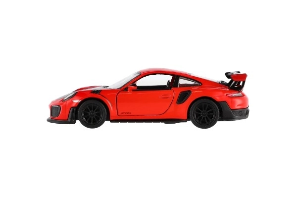 Auto Kinsmart Porsche 911 GT2 RS métal/plastique 13cm 4 couleurs à friction 12pcs en boîte