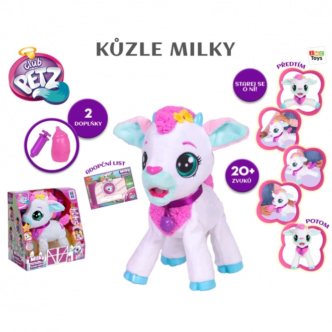 Chèvre interactive Milky de Club Petz