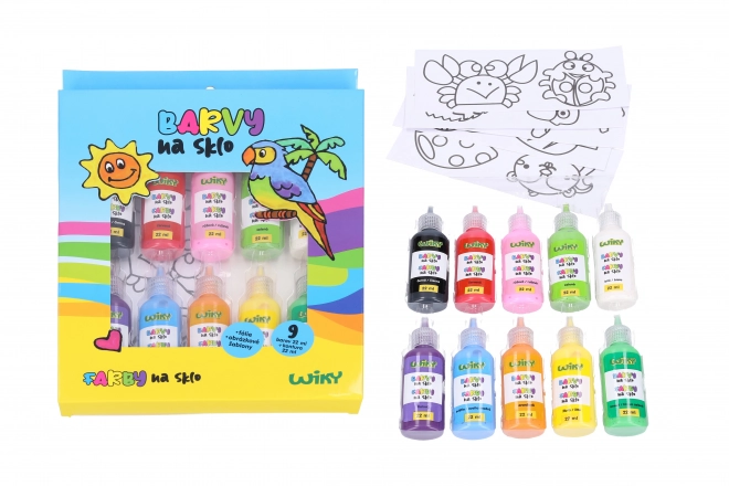 Couleurs pour verre 9+1 22ml