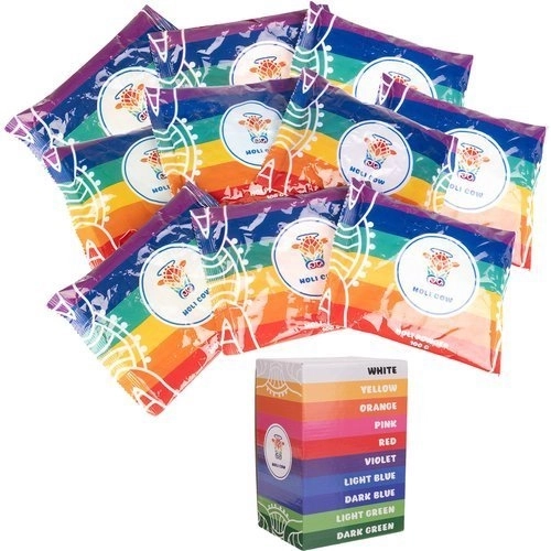 Poudre de couleur Holi - 10 x 100 g