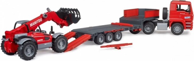 chargeur télescopique Manitou avec accessoires