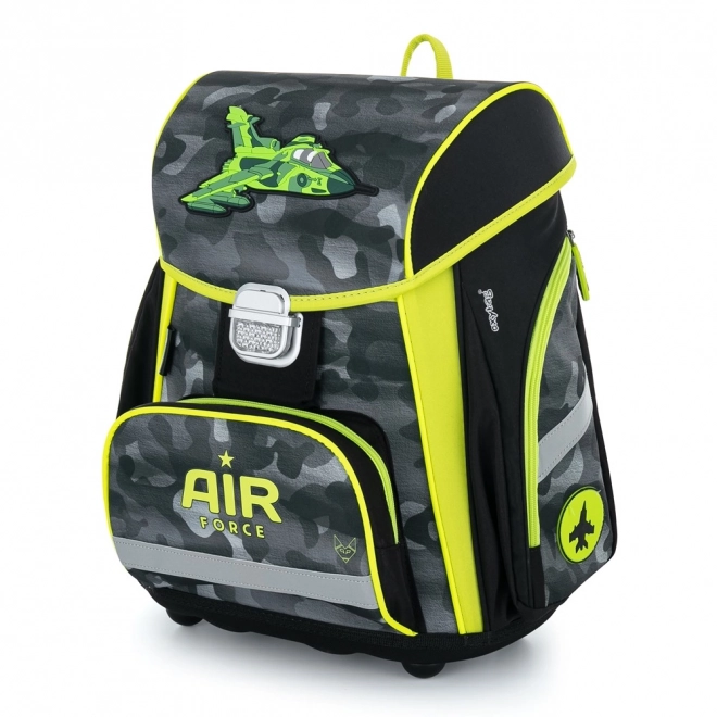Sac à dos scolaire Premium - Avion de chasse