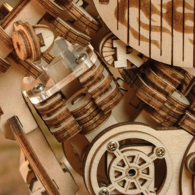 Moto Cruiser LK504 - Maquette en bois 3D