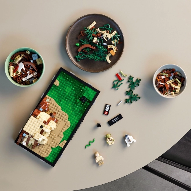 Entraînement Jedi sur la planète Dagobah – Diorama LEGO Star Wars
