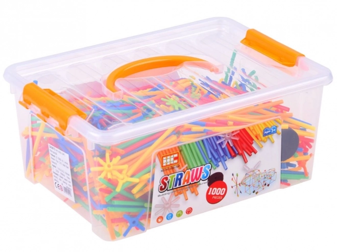 Jeu de construction créatif tubes et bâtonnets