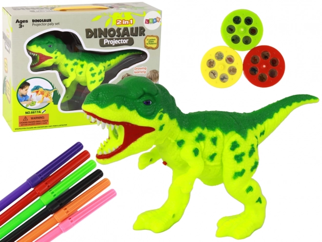 Projecteur Dinosaure avec Stylos de Dessin