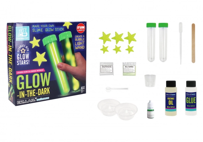 Slime lumineux dans le noir