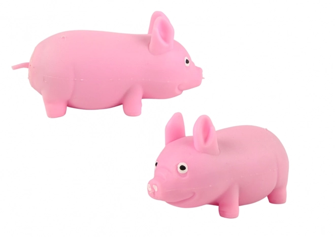Jouet élastique rose squishy cochon