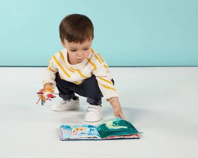 Lilliputiens - Livre avec mini marionnette Lew Jack 9 m+