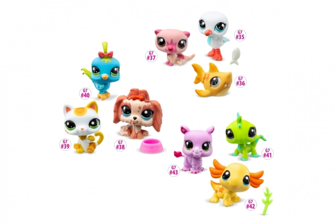 Figurines Littlest Pet Shop 3 pièces