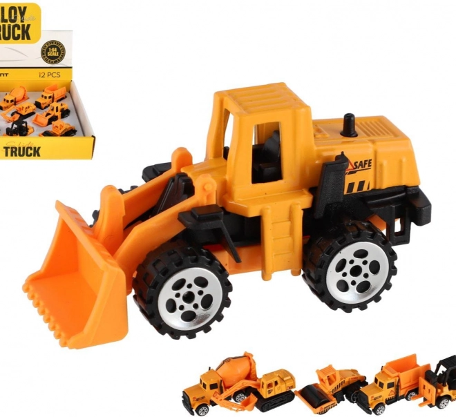 Mini voitures de construction métal/plastique 7 cm marche libre mixte