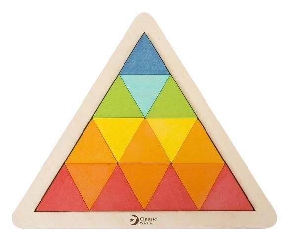 CLASSIC WORLD Mosaique en bois Triangle