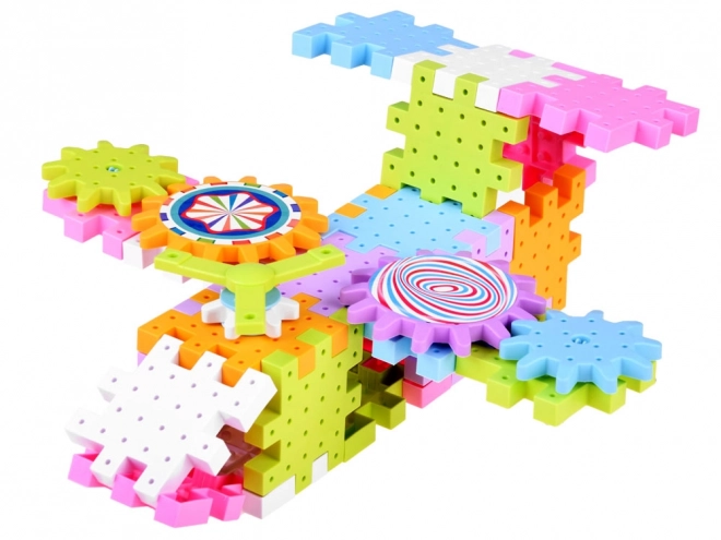 Blocs colorés mobiles Wafle 165 pièces
