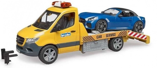 Bruder Voiture de remorquage MB Sprinter avec voiture de sport