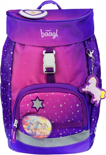 sac à dos scolaire Airy Chevaux cœur