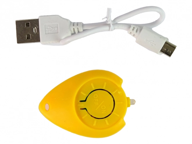 Boule volante et rotative bleue Flynova LED 10 cm