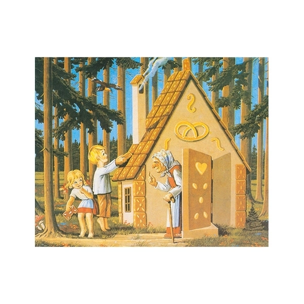 Cubes en bois Goki contes de fées 20 pcs