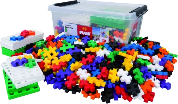 Plus-Plus BIG Basic boîte 400 pièces et 10 plaques