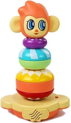 Design joyeux avec petit singe