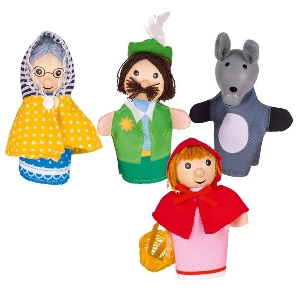 Marionnettes à doigts du Petit Chaperon Rouge