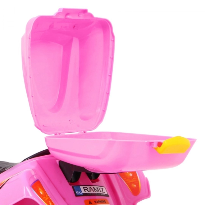 Tricycle BJX-088 moto électrique + sons + lumières – Rose