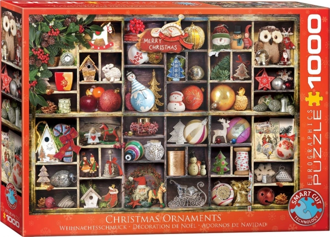 Eurographics puzzle Décorations de Noël 1000 pièces
